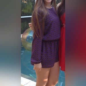 Lucca Couture Purple Romper